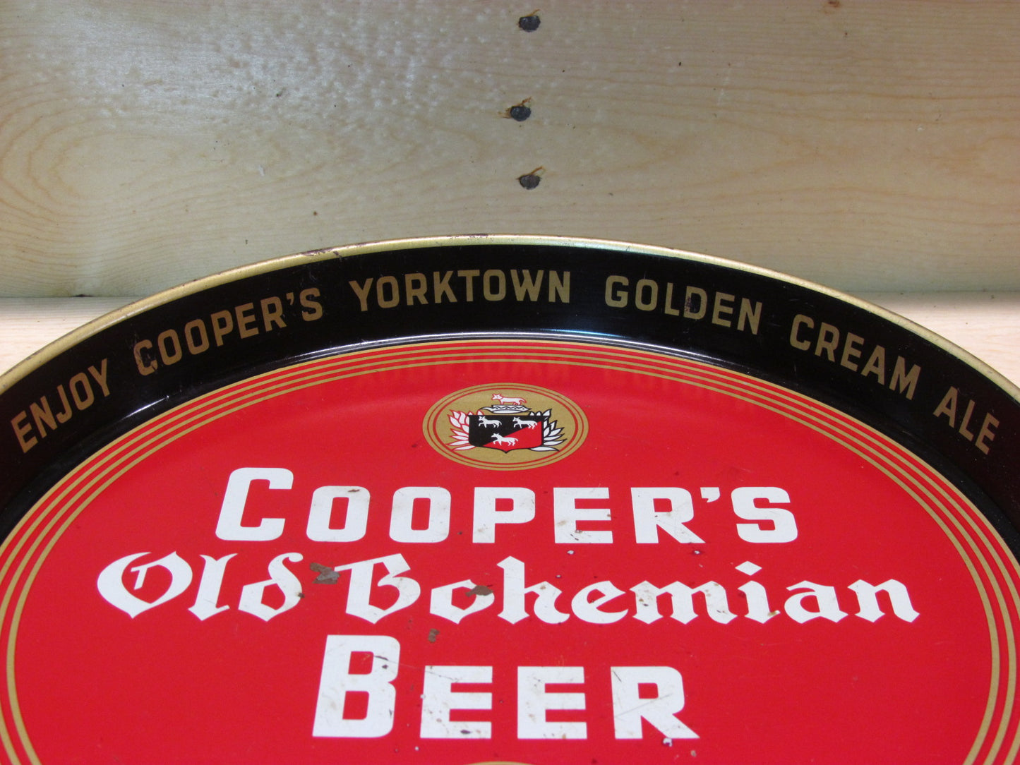 Cooper's Old Bohemian Beer Tray