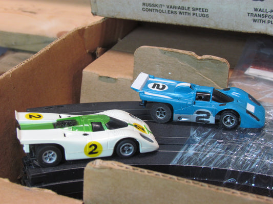 AFX Sebring Slot Car Set