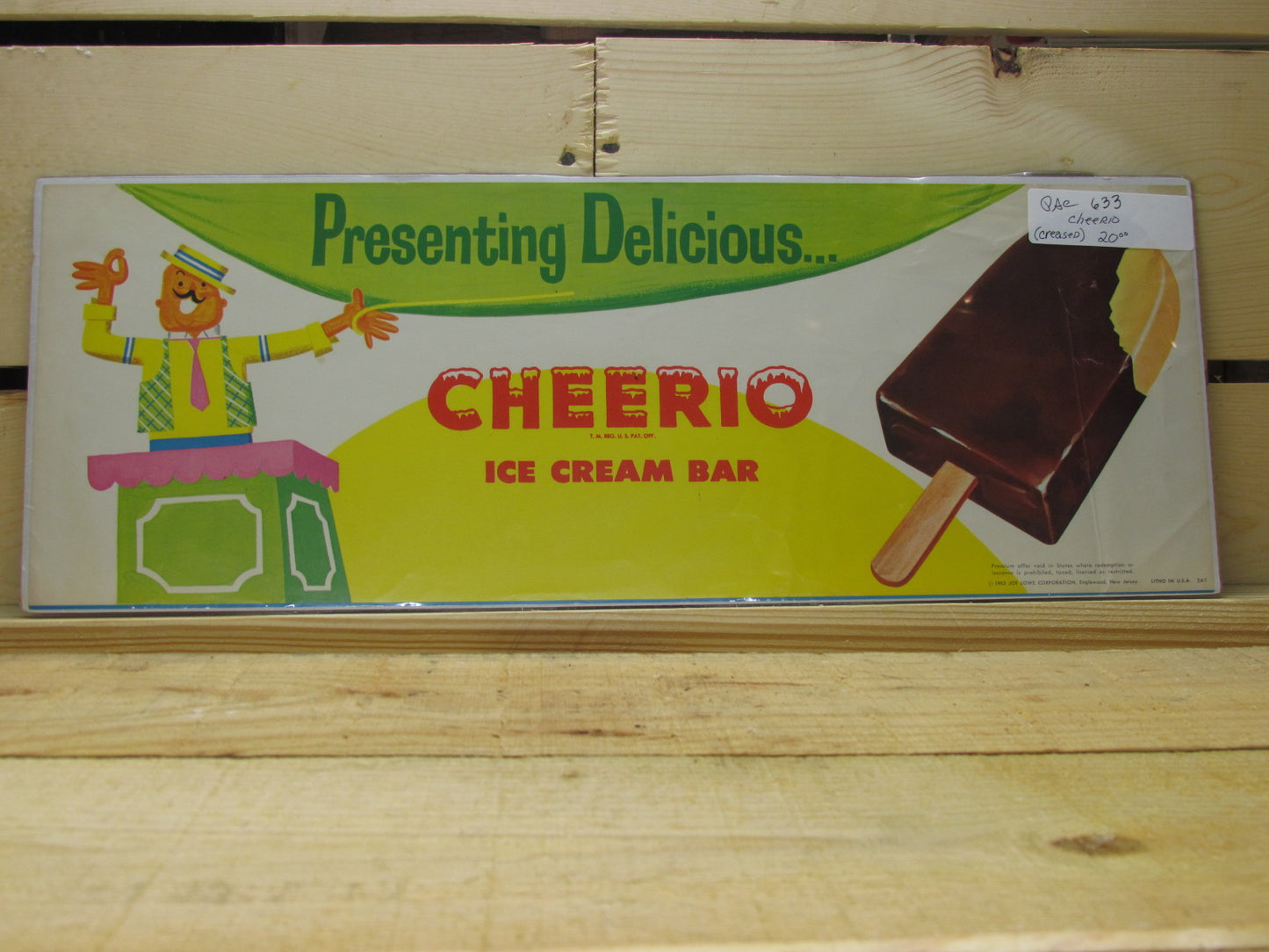 Cheerio Ice Cream Bar Ad