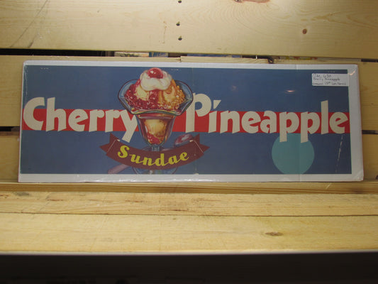 Cherry Pineapple Sundae Ad