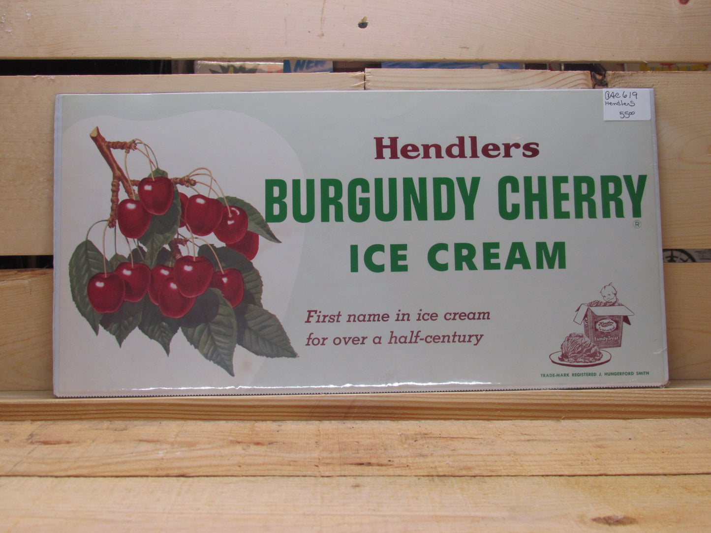 Hendler Burgandy Cherry Ice Cream