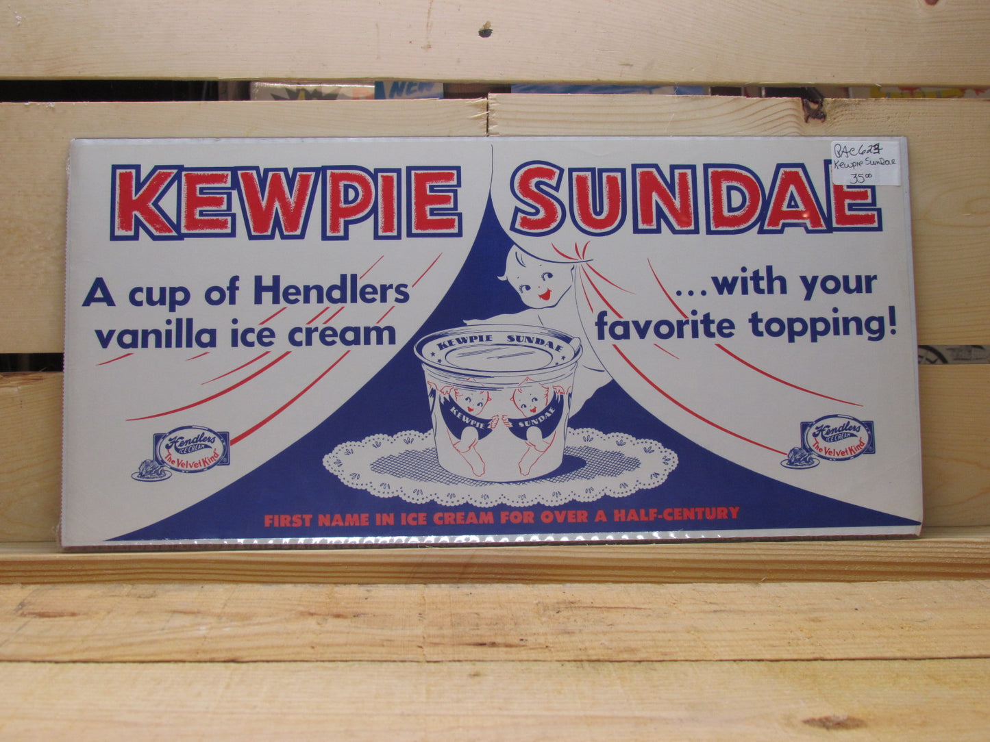 HENDLERS KEWPIE SUNDAE AD