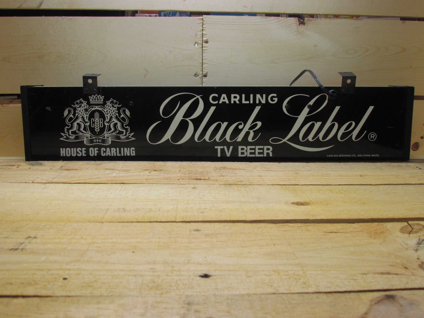 Carling Black Label TV Beer Lighted Sign