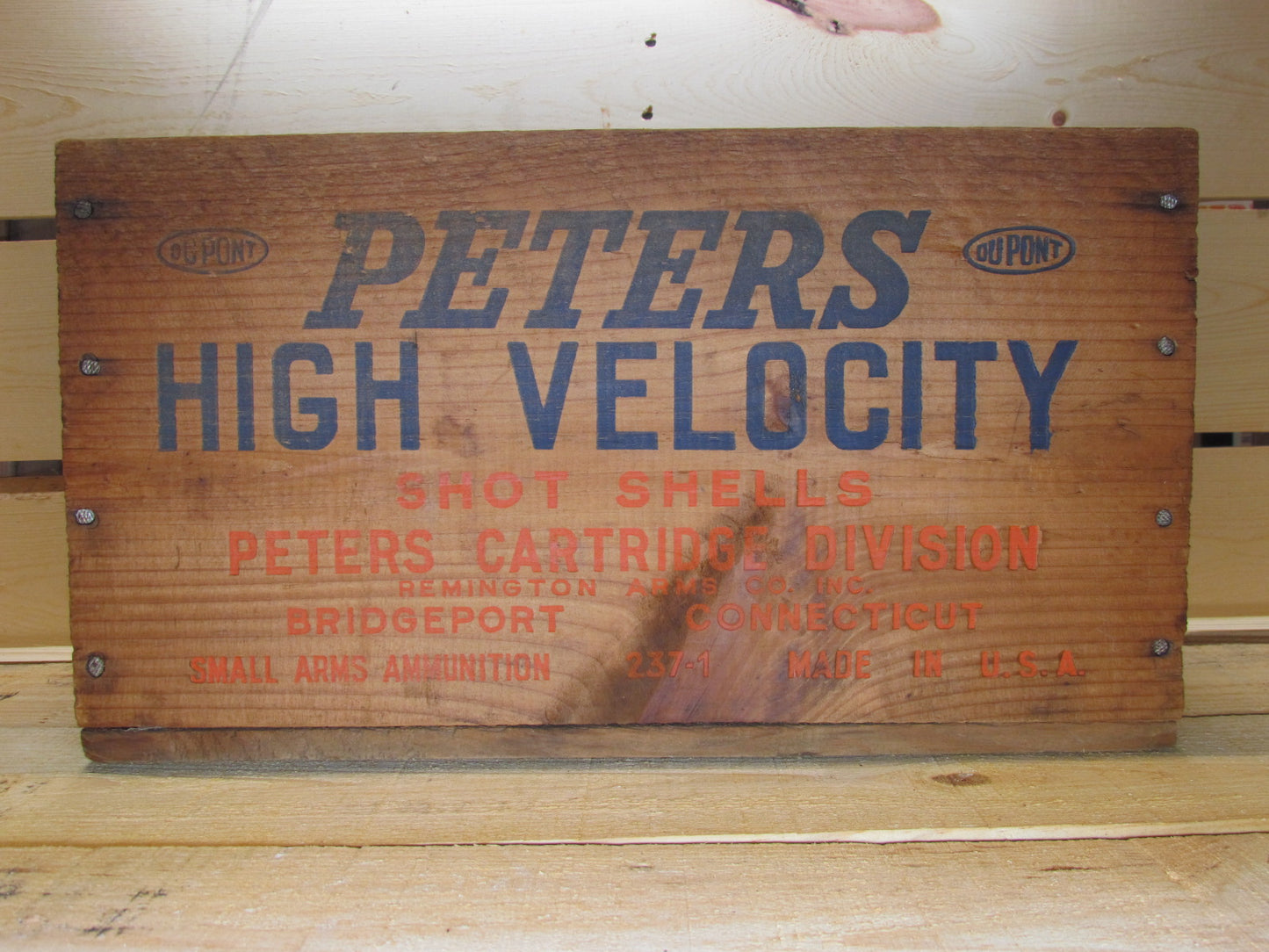 Peters 12 Ga. Shot Shell wooden box – AnTiki G's