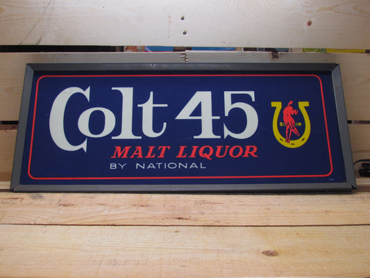 Colt 45 Beer Lighted Sign