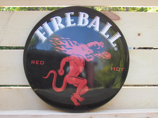 Fireball Metal Sign