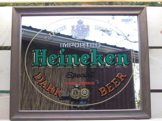 Heineken Dark Beer Mirror