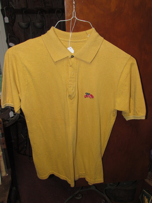 California Speed Shop Yellow Polo Shirt