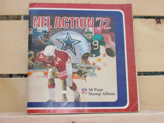 NFL Action '72 Stamp Book