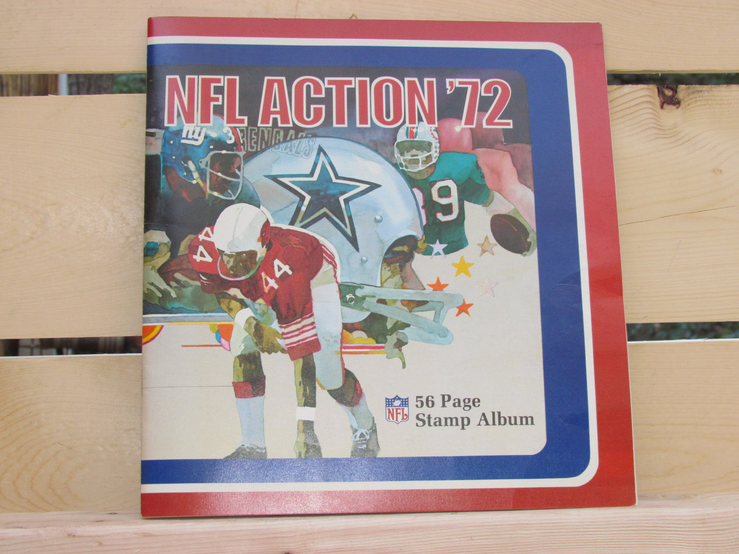 NFL Action '72 Stamp Book