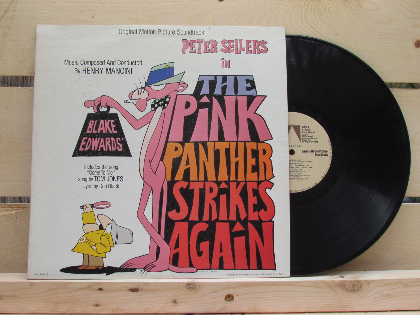 Pink Panther Strikes Again Vinyl Record