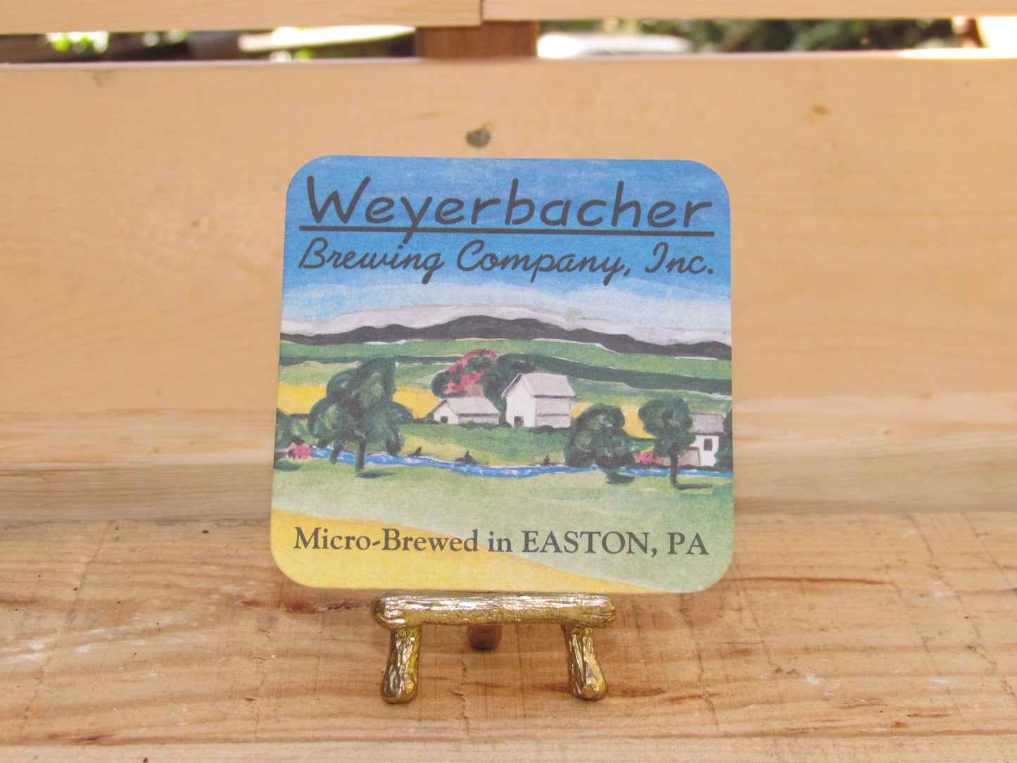 Weyerbacher Brewing Co. Coaster