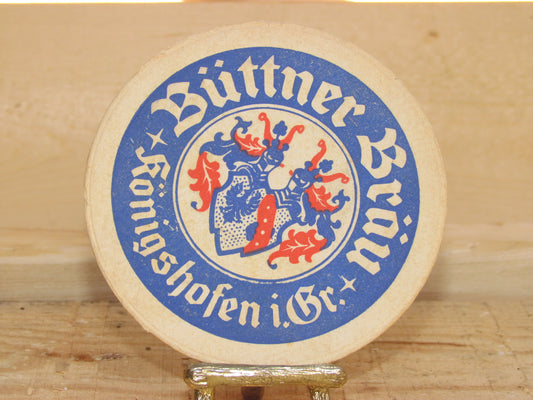 Buttner Brau Coaster