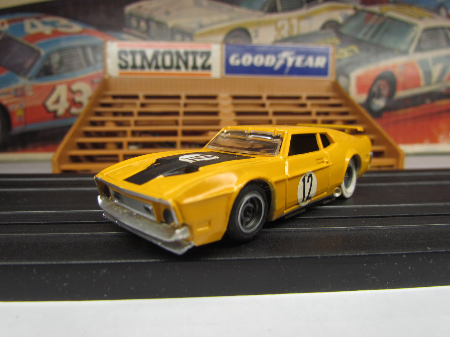 Tyco Boss Mustang Trans Am Slot Car