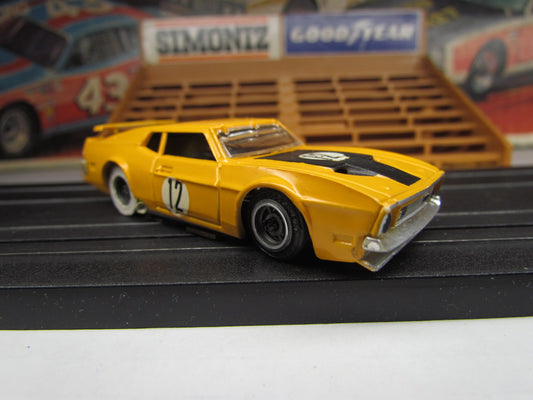 Tyco Boss Mustang Trans Am Slot Car