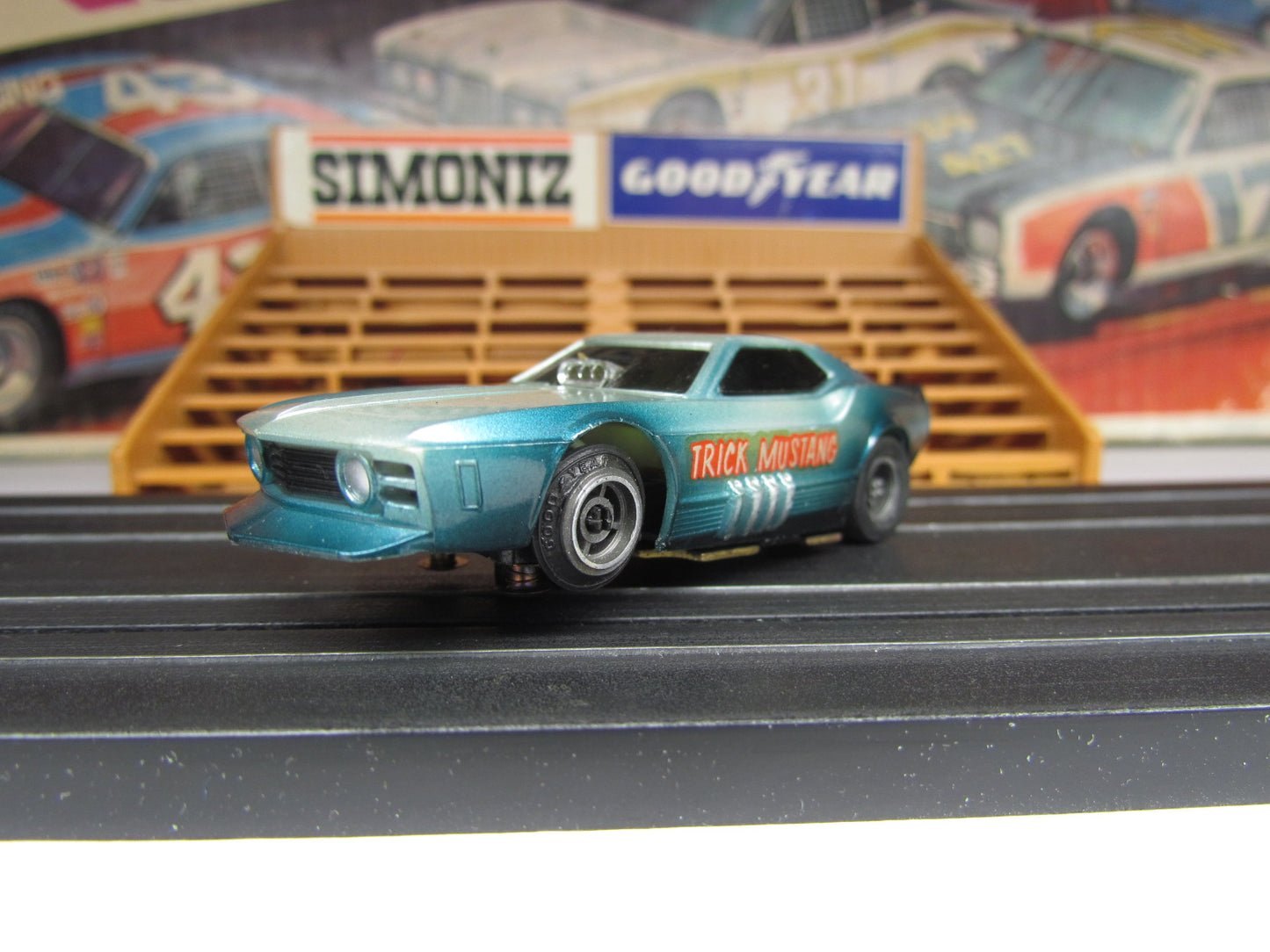 Tyco Trick Mustang Funny Car Slot Car