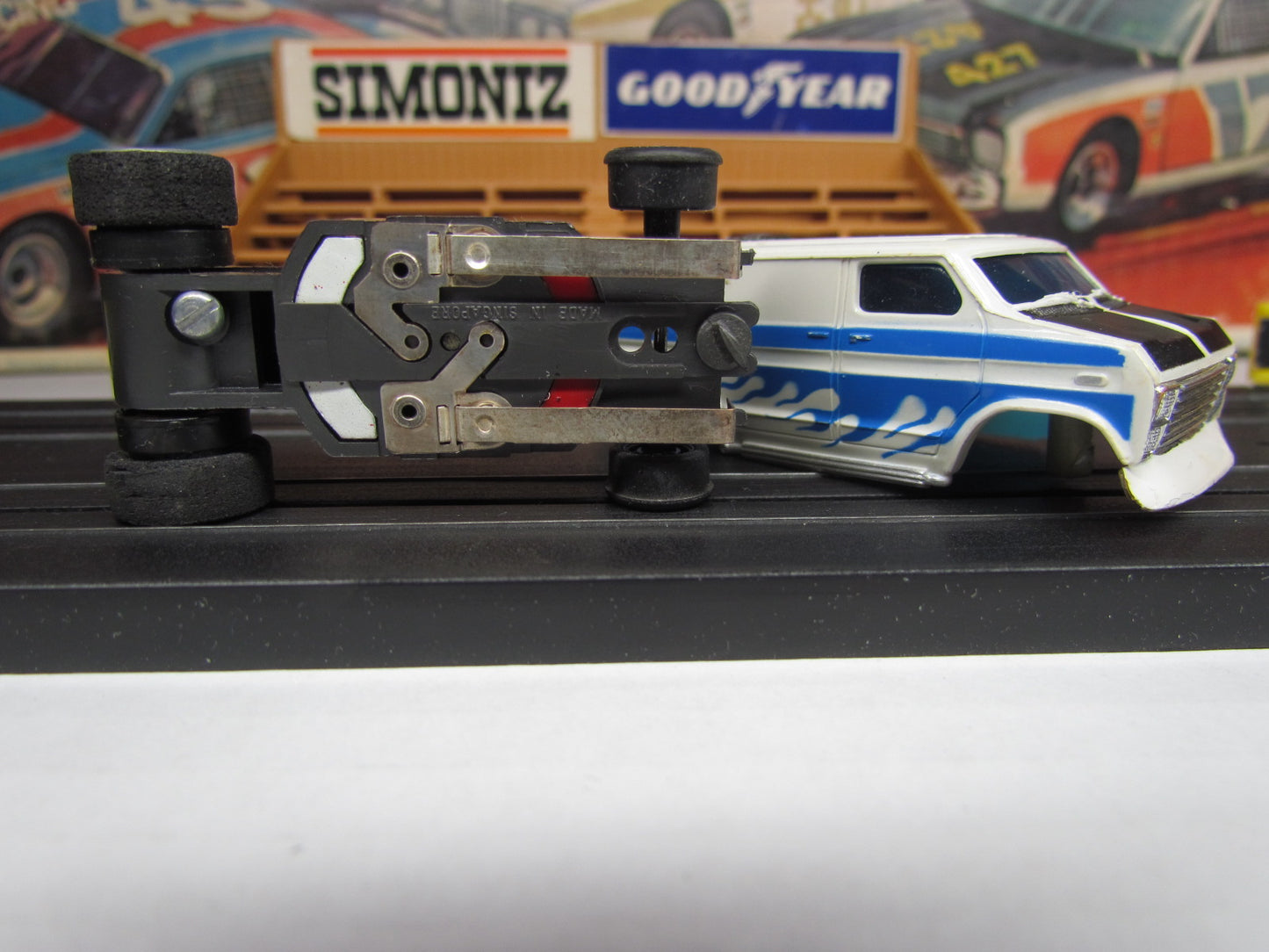 AFX Custom Van Slot Car