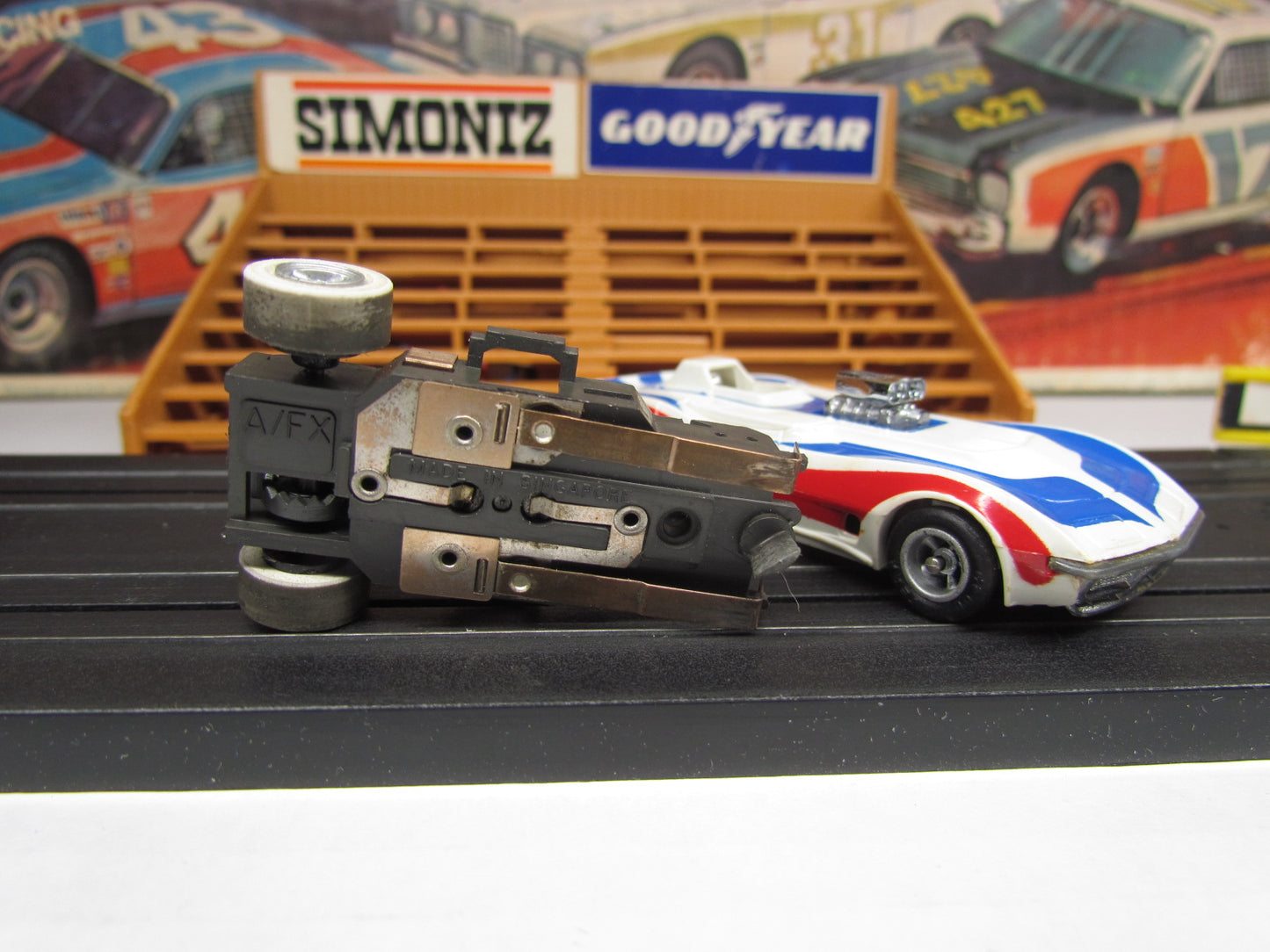 AFX Corvette Funny Car Slot Car