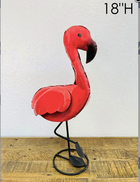 Flamingo on stand