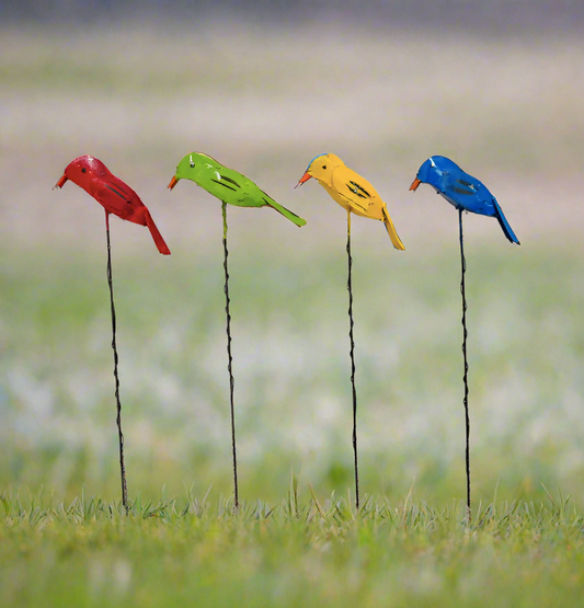 Birds on Stake