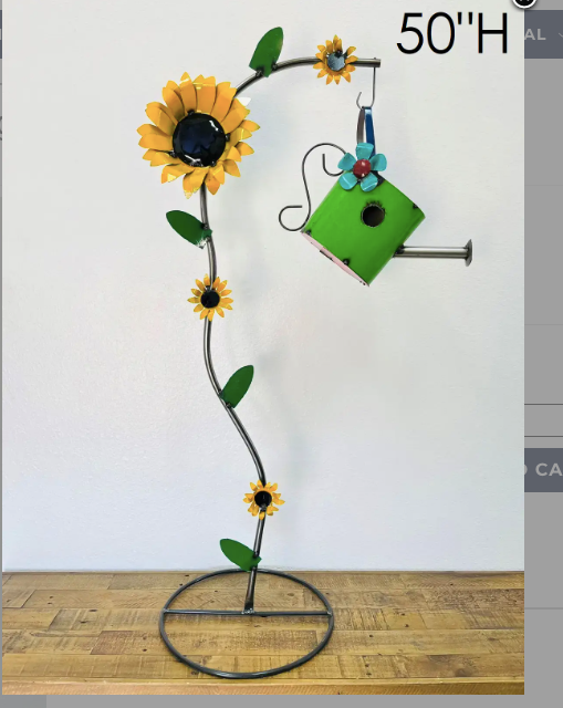 Sunflower W/Watering Can