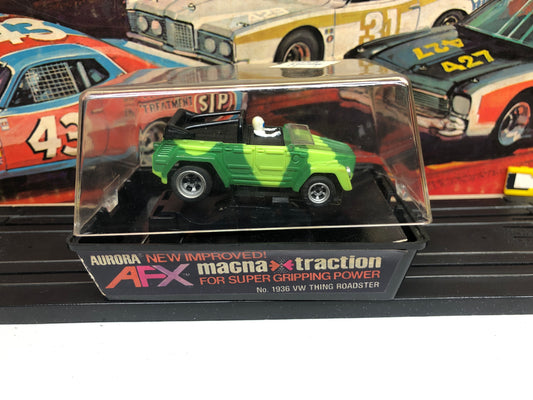 AFX VW Thing Slot Car w/ Original Cube