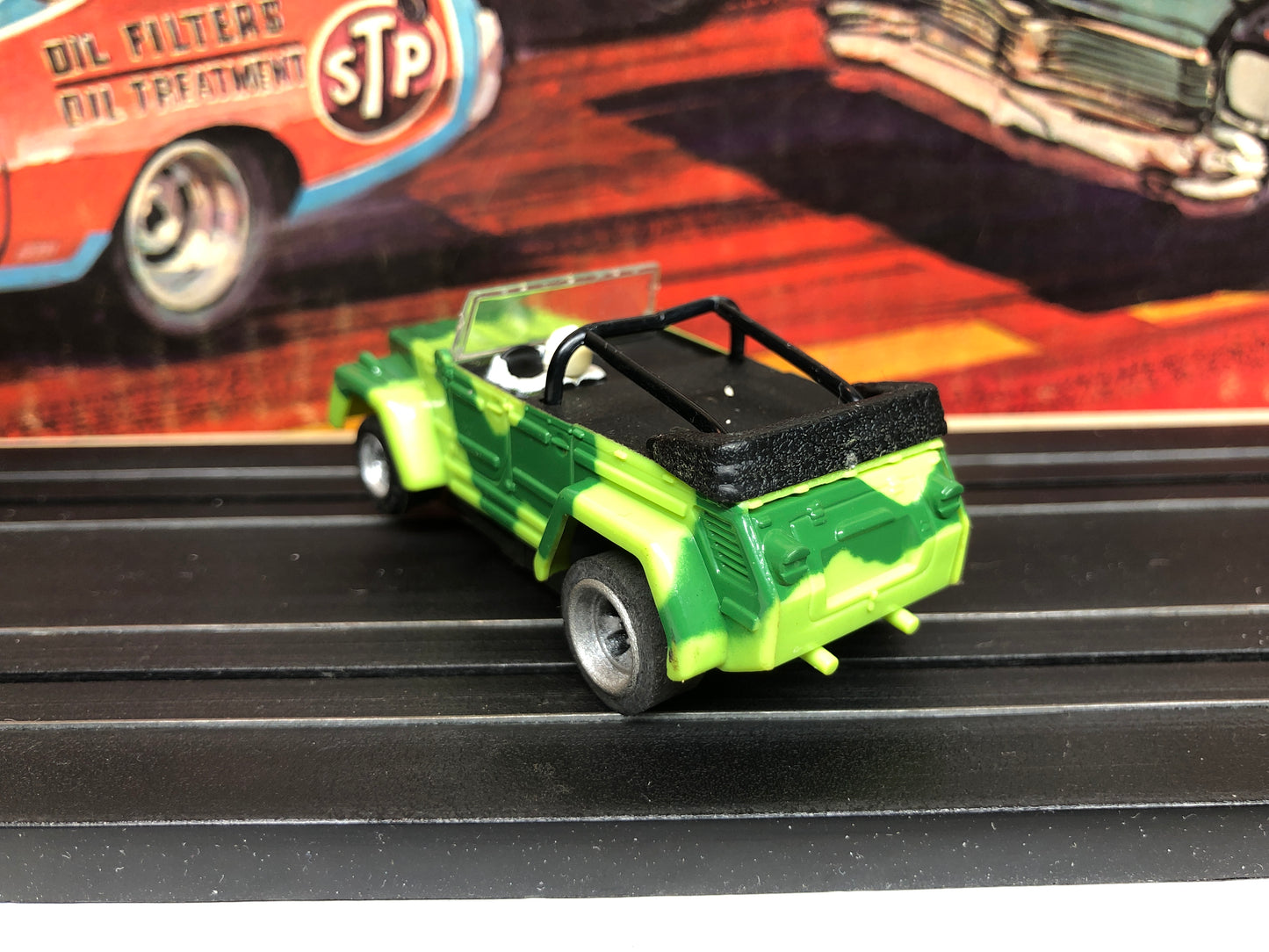 AFX VW Thing Slot Car w/ Original Cube