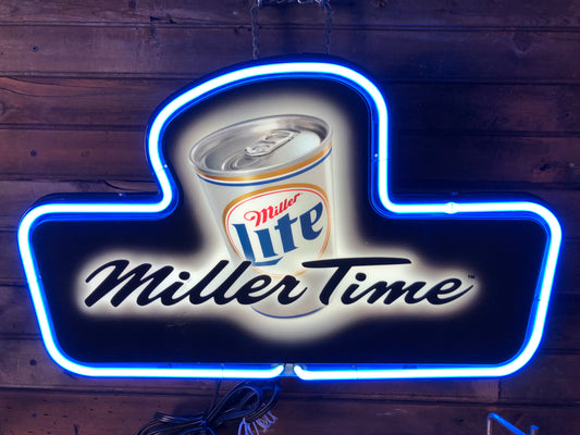Miller Lite Miller Time Neon Sign